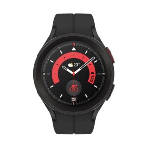 Samsung Galaxy Watch5 Pro 3,56 cm (1.4″) OLED 45 mm Digital 450 x 450 pixlar Pekskärm 4G Svart Wi-Fi GPS