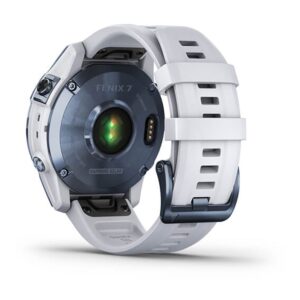 Garmin Fenix 7 Sapphire Solar Mineralblå titan 47mm Smartwatch