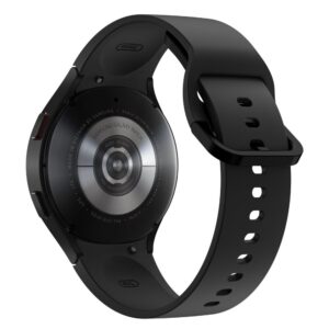 Samsung Galaxy Watch4 – 44 mm – svart – smartklocka med sportband – display 3,46 cm (1,36″) – 16 GB – NFC, Wi-Fi, Bluetooth – 4G – 30,3 g