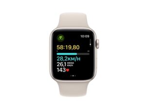 Apple Watch SE GPS 44mm moonlight aluminum M/L smartwatch