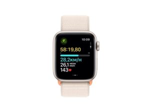 Apple Watch SE GPS 40mm moonlight aluminum smartwatch + sports strap