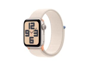 Apple Watch SE GPS 40mm moonlight aluminum smartwatch + sports strap