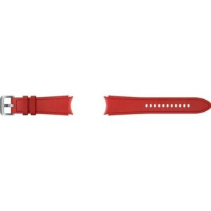 Galaxy Watch4 / Watch5 Läderrem 130mm Röd